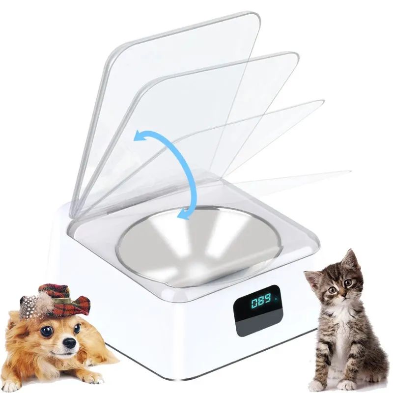 Automatic Smart Pet Bowls Feeders Time Setting Plastic Pet Food Cat Bowl