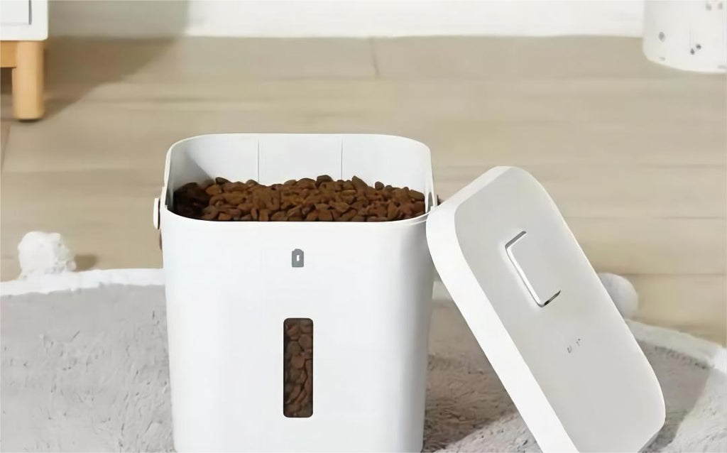 Automatic Cat Feeder FT30,Timed Cat Feeder Pet Dry Food Dispenser  Desiccant Bag, Programmable Portion Control Automatic Cat Feeder,Wi-Fi Enabled Smart Pet Feeder for Cats and Dogs Auto Dog Food Dispenser with Portion Control Automatic Cat Feeder, WellToB