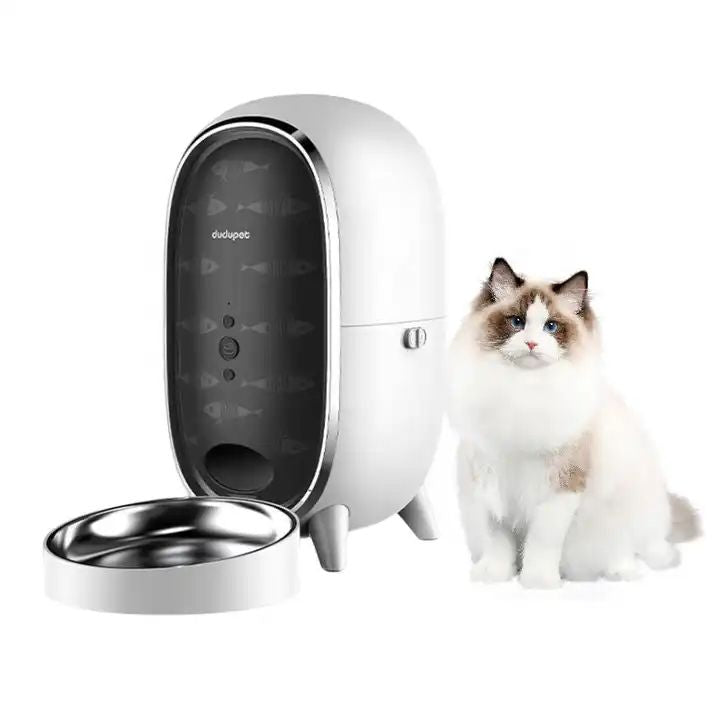 2023 New Products Hot Selling Wholesale Smart Pet Feeder with Camera Wifi Automatic Cat Food Dispenser App Remote Control 