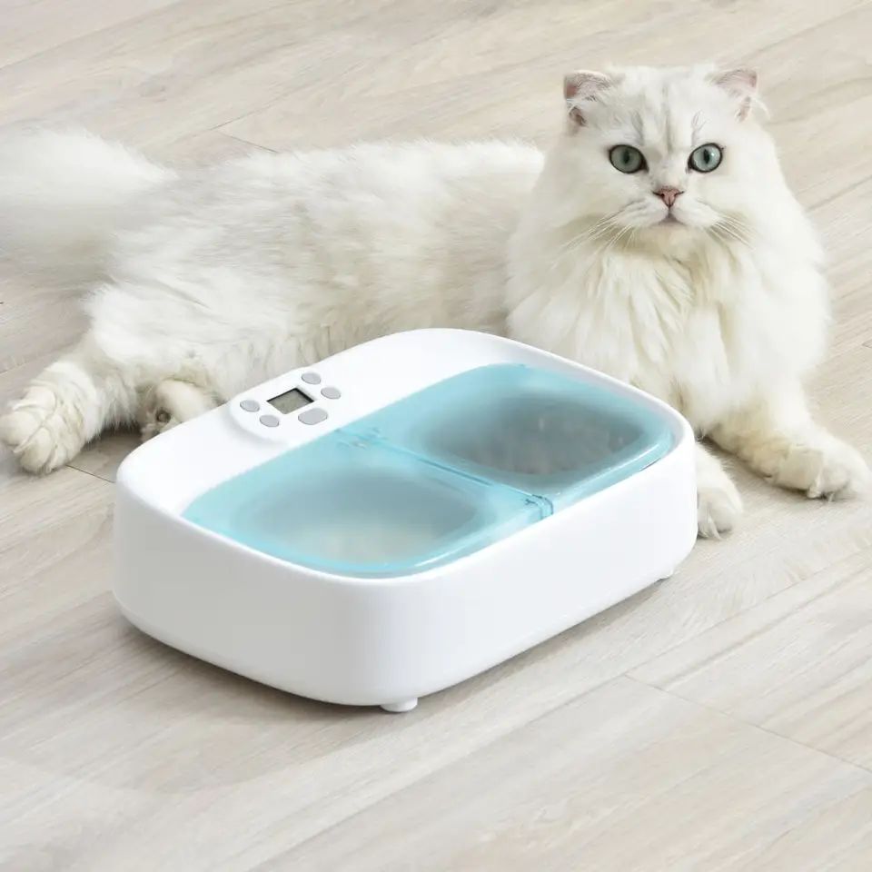 High Capacity Health Electric Cat Dog Smart Automatic Pet Feeder Food Dispenser Remote Control APP Timer