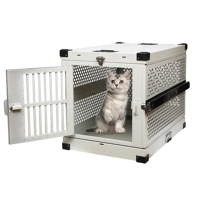  foldable aluminum dog out cage can carry the kennel OEM Manufacturers wholesale large dog cage