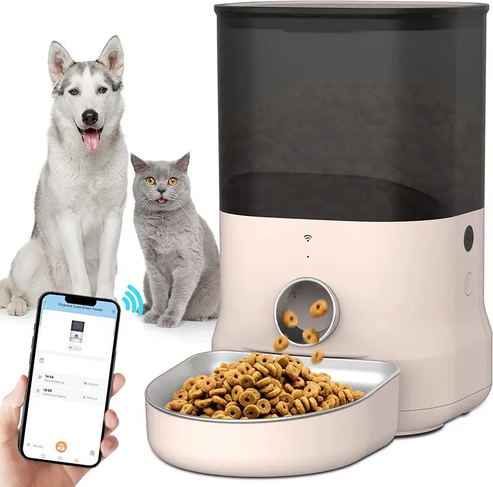  APP Control Cat Dog  Smart Pet Feeder   Electronic Timer Food Dispenser 