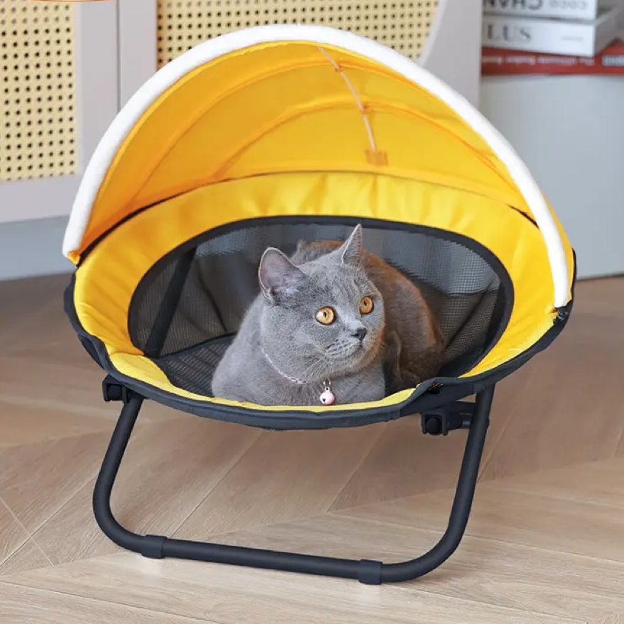  hot selling dog breathable bed cat travel camping outdoor nest pet camping sunscreen tent bed