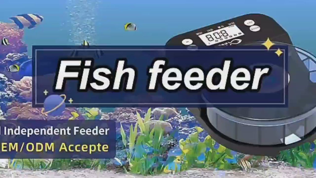 Adjustable Outlet Compatible Alexa Automatic Fish Feeder Aquarium Tank Feeding Timer Fish Food Dispenser with App Voice Control