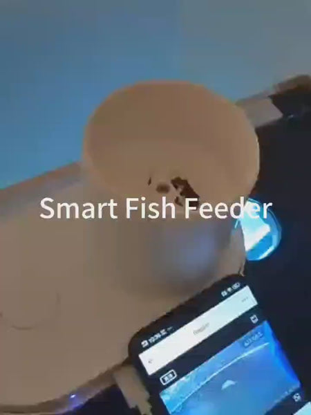 WiFi Automatic Fish Feeder For Aquarium Tank Remote Control Fish Feeding Dispenser With Timer Smart Pet Auto Fish Feeder