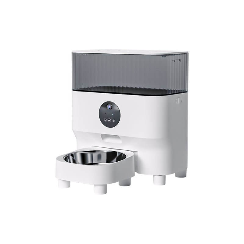 Automatic Dog Cat Feeder and Water Dispenser Gravity Feeder and Waterer Set