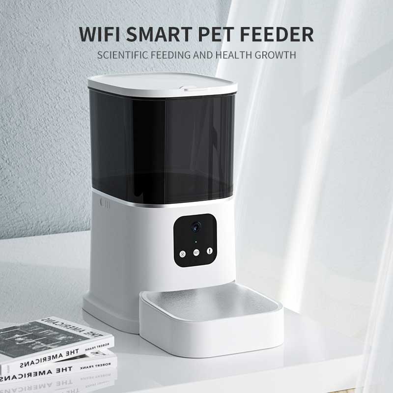 Pet feeder Smart Automatic cats and dogs bowls feeders with video smart function