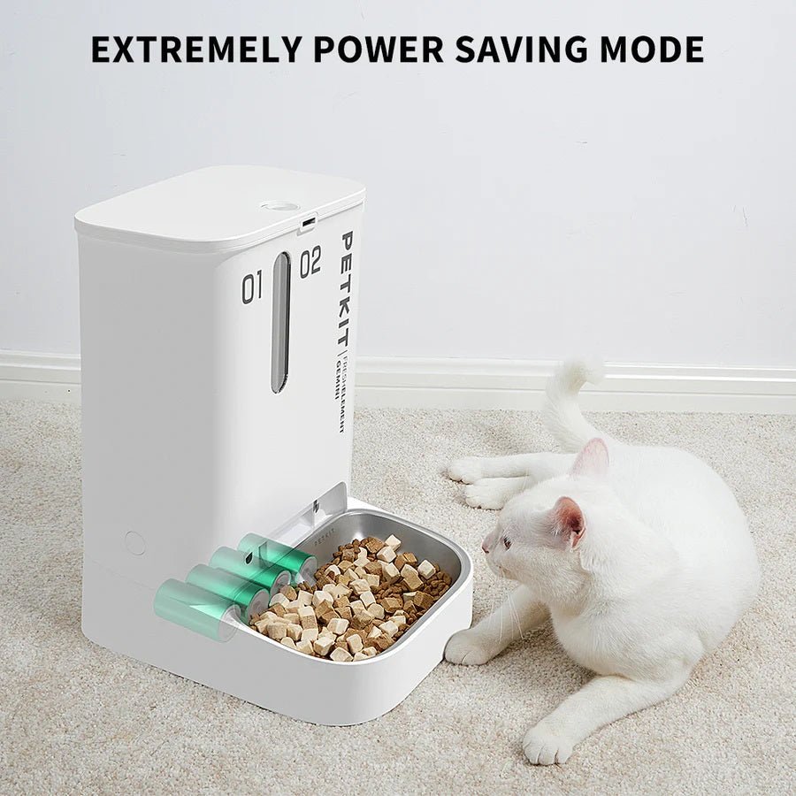 Petwant 4.5L Smart AUTO Timed Dog Pet Feeder Cat Automatic Food Dispenser Feeder With Stainless Bowl