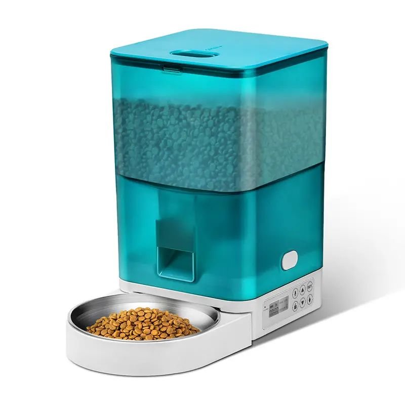 2023 Hot sales high quality 6L cat dog smart automatic wifi pet feeder