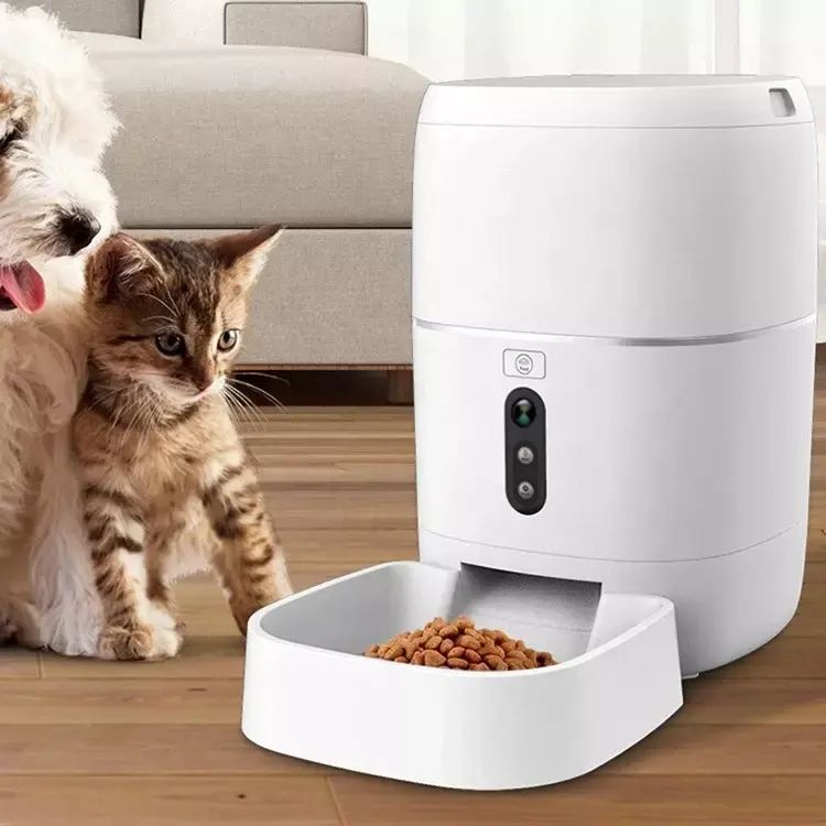 Dry Food Storage Automatic Feeder for Dogs with Transparent and Detachable Container Design Pet Automatic Feeder Smart Wifi pet