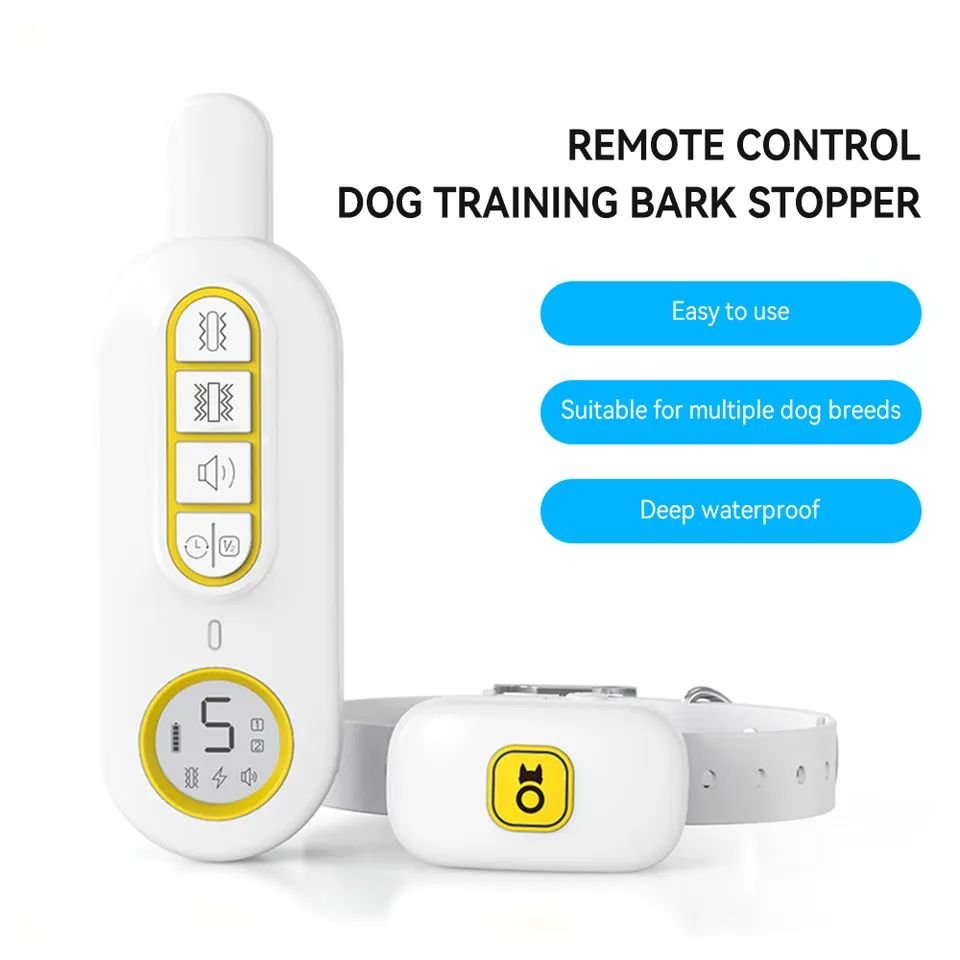 Wholesale 500 Meter Electronic Anti Bark Collar Rechargeable Dog Training Lcd Display Remote Control