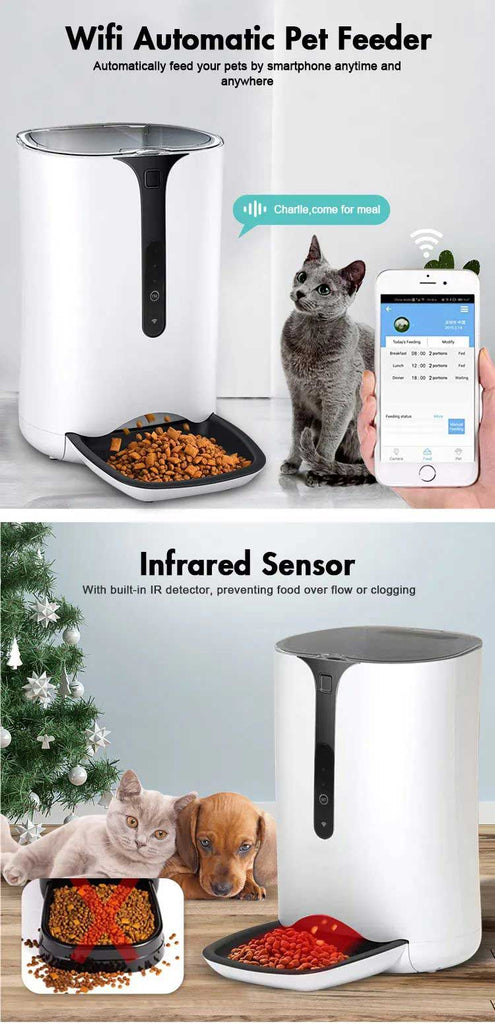 mi xiaomi 2.85L Automatic Pet Cat Feeder with App control FRESH Element Mini Metal Wi-Fi Enabled