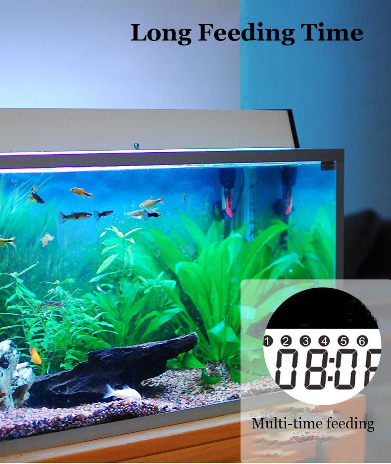 Selling Best Aquarium Rechargeable Fish Feeder Smart Small Size Automatic Fish Farming Equipment Fish Feeder On Sale