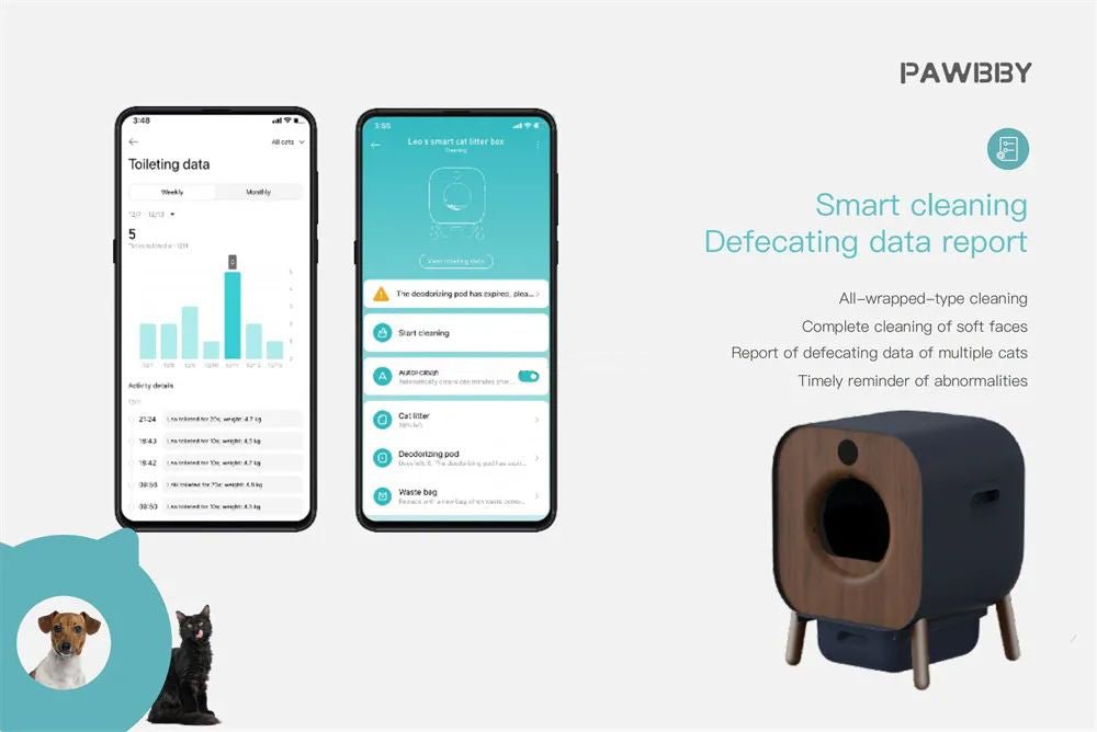 Xiaomi Pawbby 2023 New Smart Automatic Self-cleaning Litter Box for Cats Intelligent Cat Toilet Wholesale