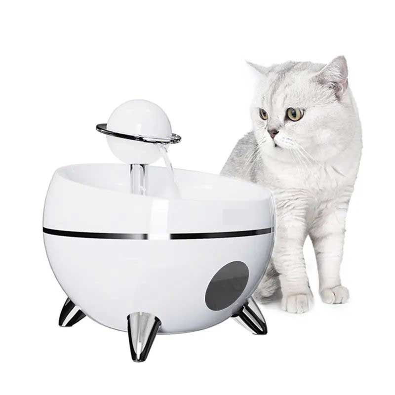 Tuya smart WiFi automatic pet water fountain dispenser with low water level alert on your phone