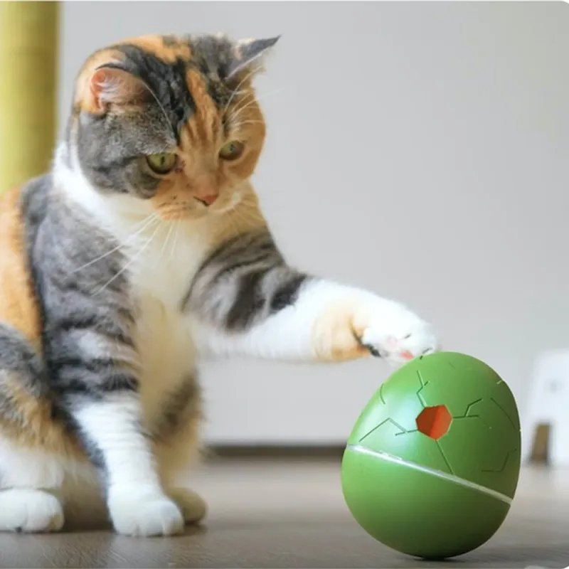 New Smart WickedEgg Multi-Function 360 Rotating Electric Automatic Pet Dog Cat Toy Treat Dispenser Interactive Wicked Egg