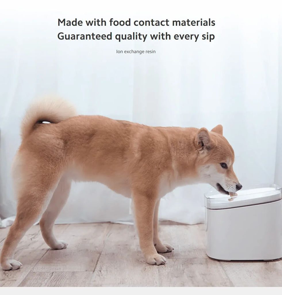 China Manufacture Original Xiaomi Mijia 2L Smart Pet Water Dispenser Automatic Pet Water Drinking Fountain US Plus