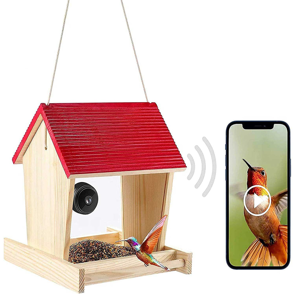 Best selling outdoor wooden bird house Rustic Bird House Wood New Cedar Wooden Decorative Birdhouse Hanging Nest