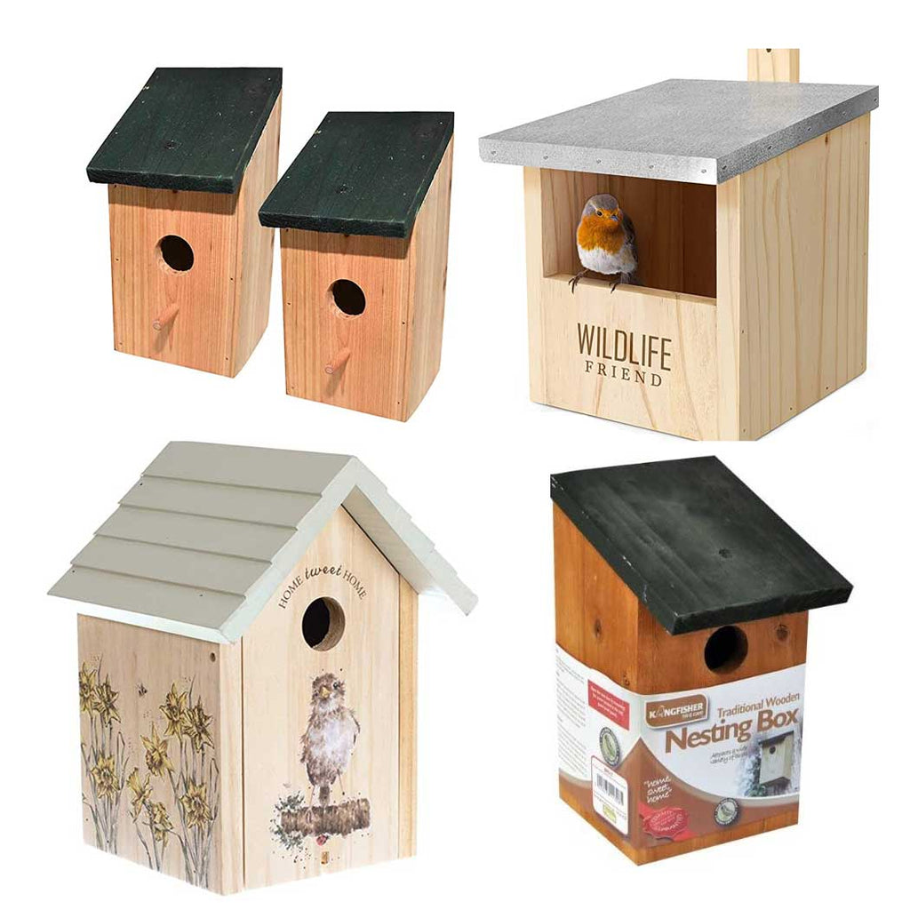 Best selling outdoor wooden bird house Rustic Bird House Wood New Cedar Wooden Decorative Birdhouse Hanging Nest