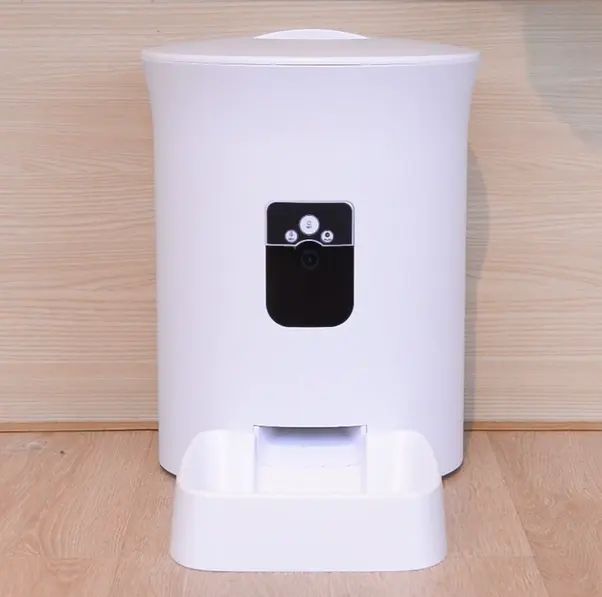 Dry Food Storage Automatic Feeder for Dogs with Transparent and Detachable Container Design Pet Automatic Feeder Smart Wifi pet