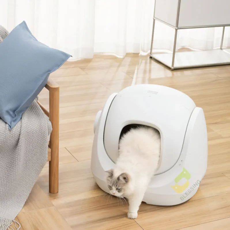 Electric self-cleaning cat toilet automatic sandbox smart robot cat litter box