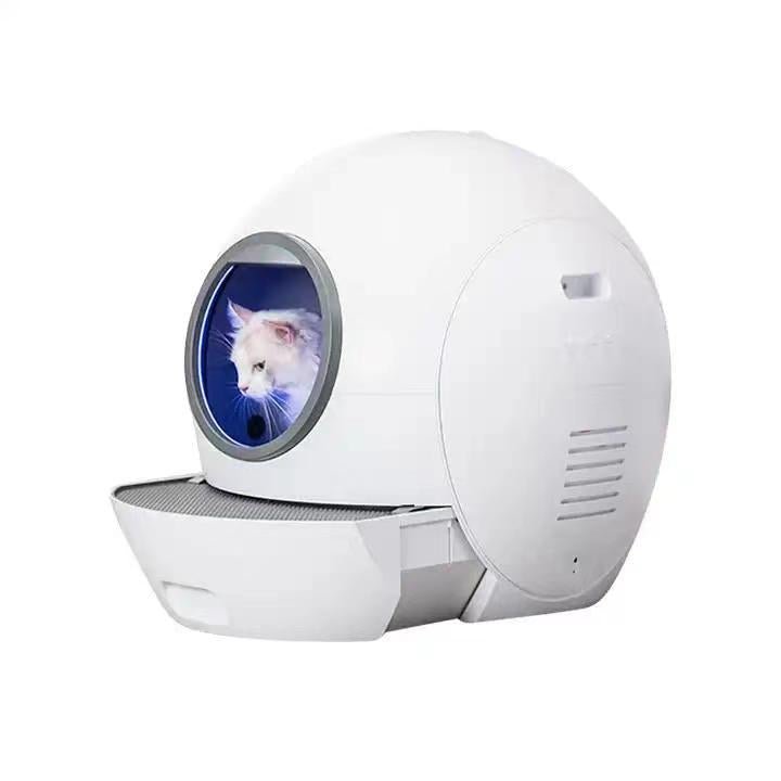 Smart Auto Self Cleaning Cat Litter Box App Control Automatic Cat Toilet Wholesale