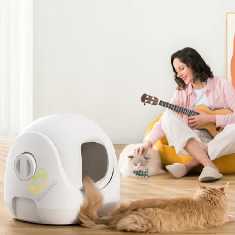 Electric self-cleaning cat toilet automatic sandbox smart robot cat litter box