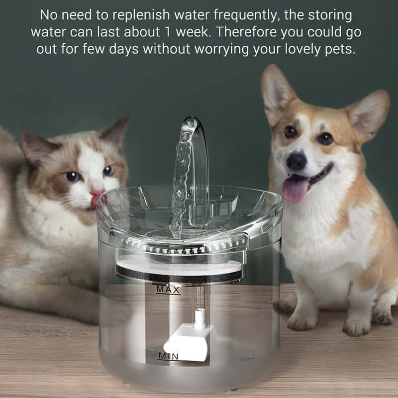 Zone Tech Self-Dispensing Pet Waterer - Premium Quality Durable Self-Dispensing Gravity 3.7 Liters Pet Waterer