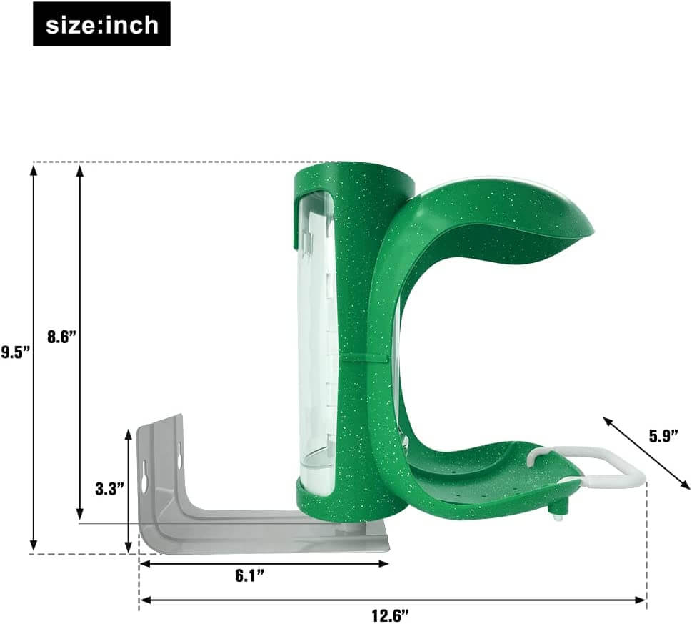 Bird Feeders for Outdoors Hanging - Premium Grade Metal Tube Bird Feede