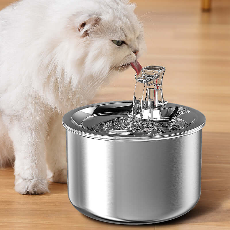 Stainless Steel Multi-Color Automatic Pet Water Fountain Stainless Ste
