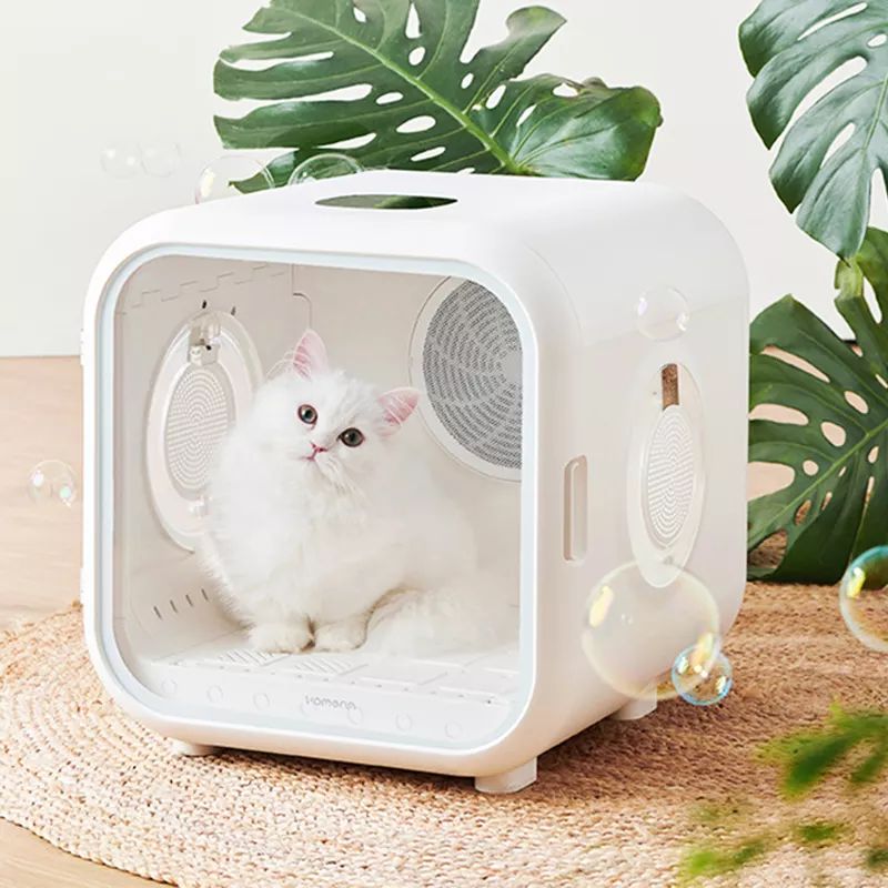 Lower Mute Cat Small Dog Dryer 39 Temperature Machine Fully Enclosed Design Pet Dryer