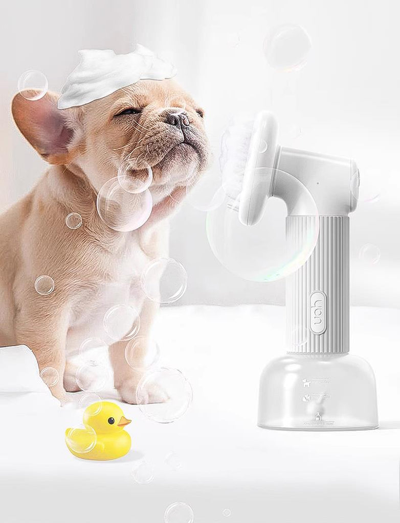 Bathroom Puppy Big Dog Cat Bath Massage Brush Soft Safety Silicone Pet Accessories For Multifunctional 2-in-1 Brush