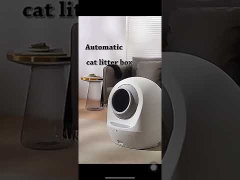 Self Cleaning Cat Litter Box for No Scooping, Automatic Cat Litter Box with Ionic Deodorizer & APP Control for Multiple Cats